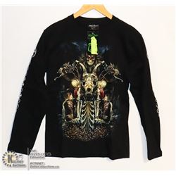 NEW GLOW IN THE DARK SKULL/ MOTORCYCLE MENS