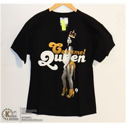 NEW CARAMEL QUEEN SIZE MEDIUM T-SHIRT