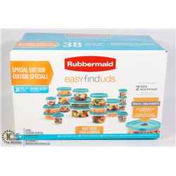 NEW 38PC RUBBERMAID EASY STACK SET