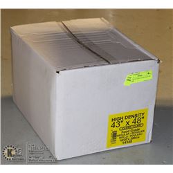 CASE OF 43" X 48" CLEAR BAGS 200 IN CASE