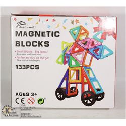 133PC MAGNETIC BLOCKS LEARNING TOY AGES 3+