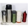 Image 1 : LOT  OF ASSORTED THERMOS AND CONTIGO MUGS