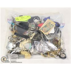 KEY CHAINS- BAG LOT OF 80+