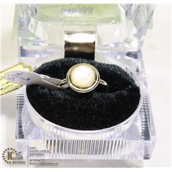 NEW STERLING 925 SILVER LADIES RING SIZE 6, TWO