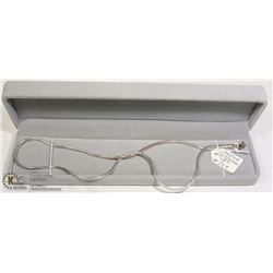 NEW STERLING 925 SILVER 18" NECKLACE, ITALY MADE