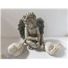 Image 1 : BOX WITH DECORATIVE CHERUB (9.5"H) AND