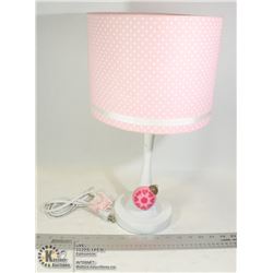 PINK LADYBUG SIDE LAMP (WORKING)