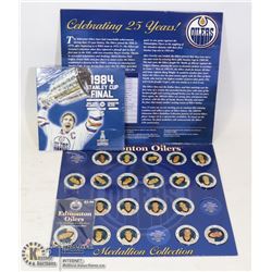EDMONTON OILERS MEDALLION COLLECTION 2003/04.