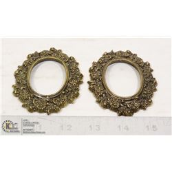 2 MINI METAL FRAMES FROM ITALY 60'S