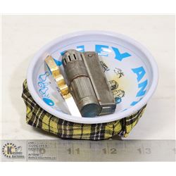60'S JOKE ASHTRAY AND LIGHTER MADE IN AUSTRIA