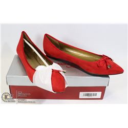 BRECKELLE'S FLATS RED SIZE 7 1/2