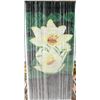 Image 1 : NEW BEADED CURTAIN / WALL HANGING WITH POND LILLY