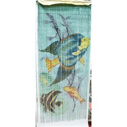 NEW BEADED CURTAIN / WALL HANGING WITH TROPICAL