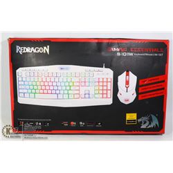 REDRAGON GAMING ESSENTIALS KEYBOARD/ MOUSE SET