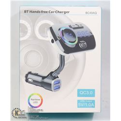 RAINBOW LED BT HANDS FREE CAR CHARGER