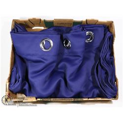 ROYAL BLUE CURTAIN PANEL APPROX.. 7FT HEIGHT