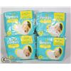 Image 1 : 4 PACKS OF PAMPERS SWADDLERS SIZE N