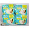 Image 1 : 4 PACKS OF PAMPERS SWADDLERS SIZE N