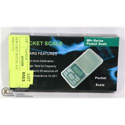 NEW GREY DIGITAL POCKET SCALE 500G/0.01G