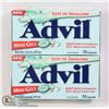 Image 1 : TWO BOTTLES OF ADVIL MINI-GELS PAIN RELIEVER