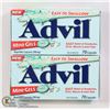 Image 1 : TWO BOTTLES OF ADVIL MINI-GELS PAIN RELIEVER