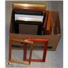Image 1 : BOX OF ASSORTED PICTURE FRAMES