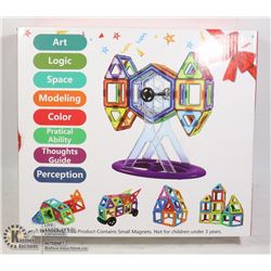 133PC MAGNETIC BLOCKS LEARNING TOY AGES 3+