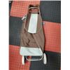 Image 1 : CANVAS SHOPPING CART ON WHEELS