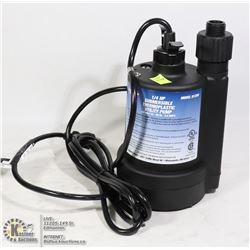 1/4 HP SUBMERSIBLE THERMOPLASTIC UTILITY PUMP