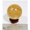 Image 1 : #103-NATURAL CITRINE SPHERE BALL/ STAND 40mm