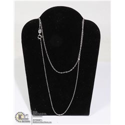 #228 -STERLING SILVER NECKLACE 18"/2 PCS