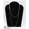 Image 1 : #228 -STERLING SILVER NECKLACE 18"/2 PCS