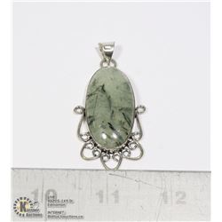 #50-PREHNITE PENDANT