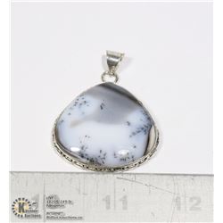 #42-DENDRITIC OPAL PENDANT