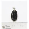 Image 1 : #26-BLACK TOURMALINE PENDANT (RAW)