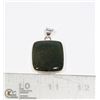 Image 1 : #34-NATURAL INDIA BLOODSTONE PENDANT