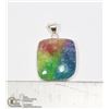 Image 1 : #18-RAINBOW SOLAR QUARTZ PENDANT