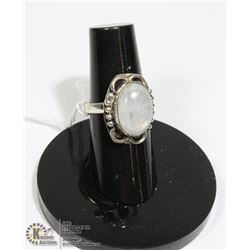 #62-MOONSTONE RING/ SIZE 6
