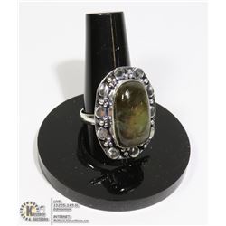 #74-LABRADORITE RING/ SIZE 8.75
