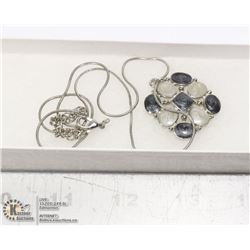 MULTICOLOR SWIRL COSTUME NECKLACE