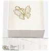 Image 1 : 10K GOLD 2-TONE BUTTERFLY PENDANT 2CM