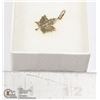 Image 1 : 10K SOLID GOLD MAPLE LEAF PENDANT 2CM