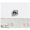 Image 1 : SILVER CREATED SAPPHIRE (NO CHAIN)