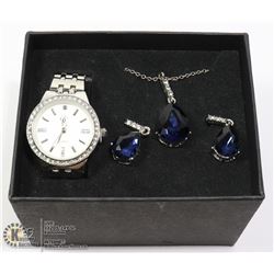 GOLD COAST WATCH/NECKLACE/EARRINGS