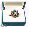 Image 1 : VINTAGE MULTI STONE COSTUME DRESS RING