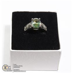 .925 STERLING SILVER RING WITH MYSTIC QUARTZ