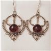 Image 1 : SILVER AMBER  EARRINGS (~WEIGHT 7.4G)