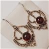 Image 2 : SILVER AMBER  EARRINGS (~WEIGHT 7.4G)