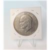 Image 2 : 5)  US $1.00 EISENHOWER 1972 COIN, 40%