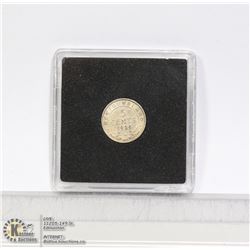 1929 NEWFOUNDLAND SILVER 5 CENT HIGH GRADE